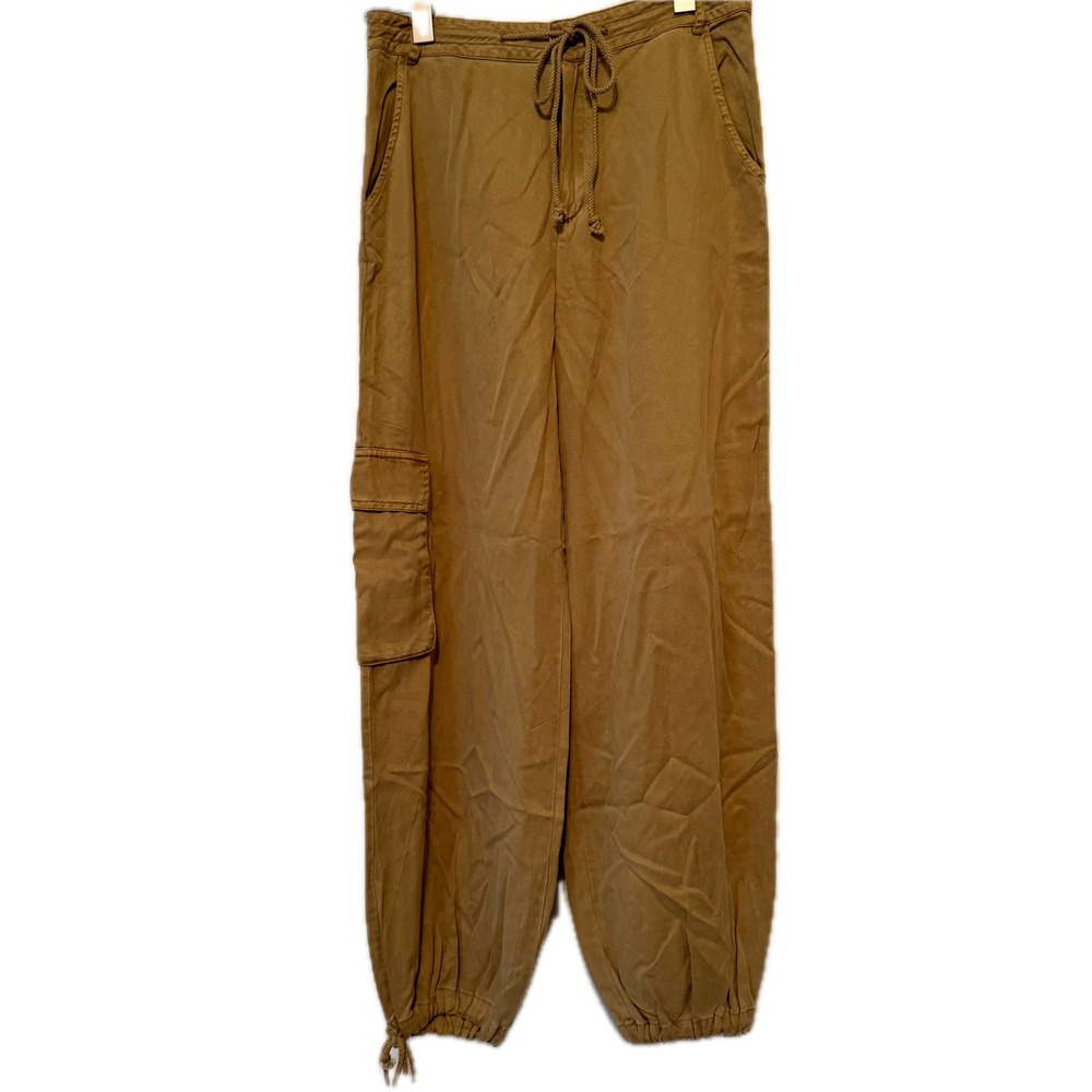 YFB YOUNG FABULOUS & BROKE Tencel Drawstring Cargo Jogger Pants Medium